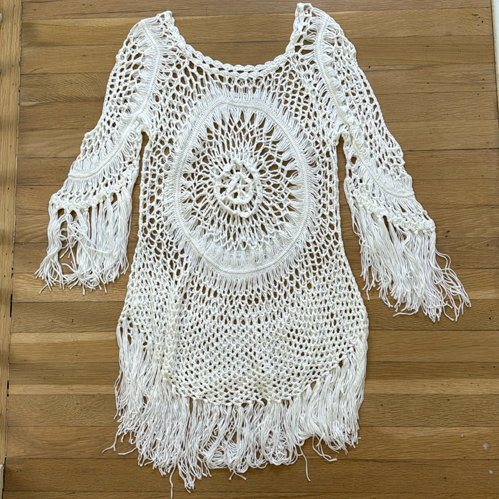 Crochet Swim Cover Up - One Size